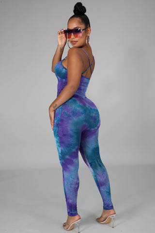 Calling All Tie Dye lover pants set with a mask