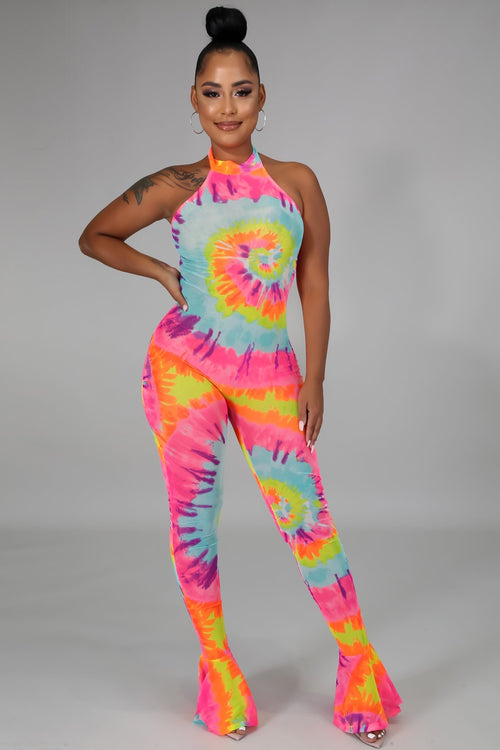 Put Some Color on me Jumpsuit - Semai House Of fashion