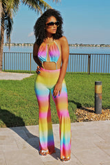 Chasin' Rainbows Jumpsuit - Rainbow Multi - Semai House Of fashion