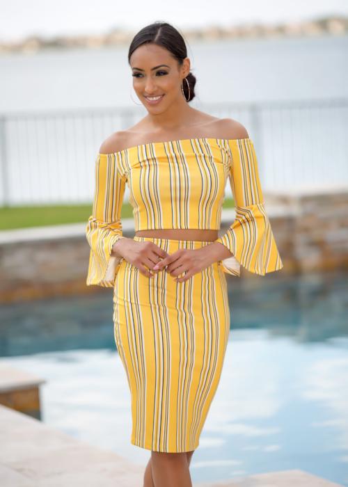 Natalie  - Let Me Glow Skirt Set