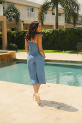 Let's Go Somewhere Jumpsuit - Denim - Semai House Of fashion