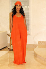 Lounge Max Dress Orange - Semai House Of fashion