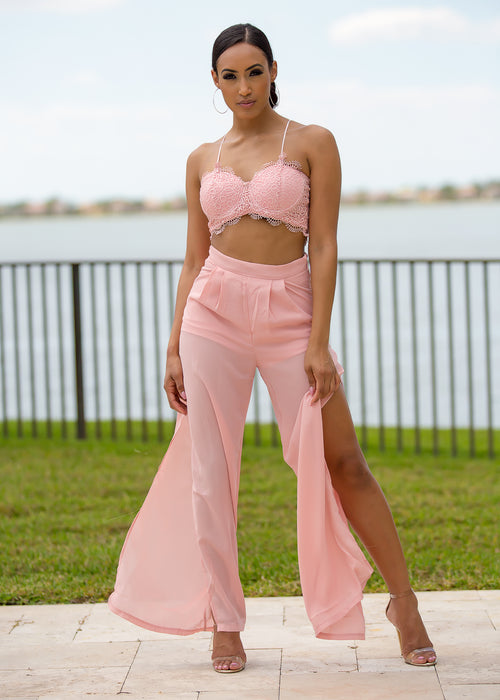 Jenn - Such A Girly Girl Pant Set