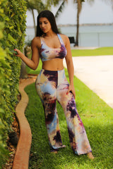 Marsha - Right On Tie Dye Pant Set - Semai House Of fashion
