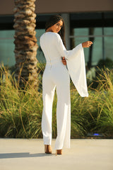 Taraji - She's Worth It Jumpsuit - White - Semai House Of fashion