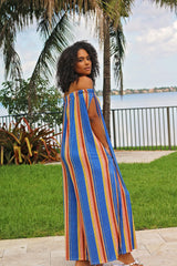 Sunset Stripe Oversized Jumpsuit - Semai House Of fashion