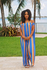 Sunset Stripe Oversized Jumpsuit - Semai House Of fashion
