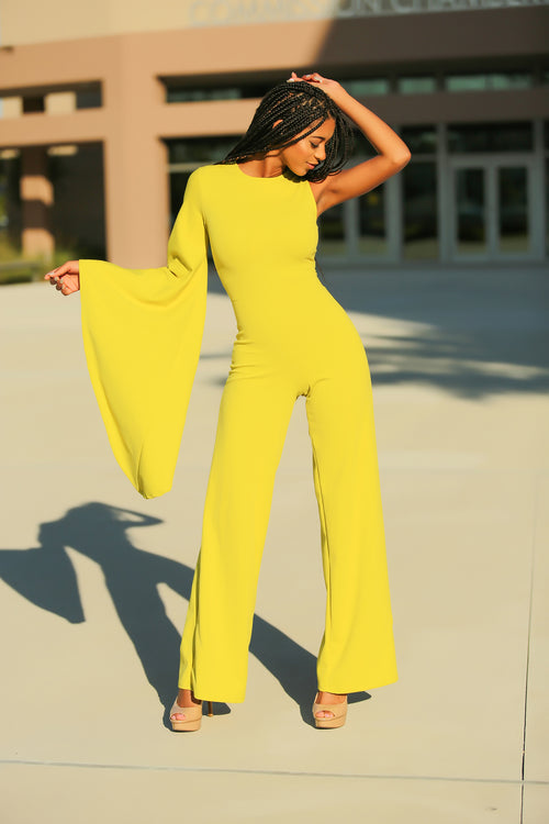 Taraji - She's Worth It Jumpsuit - Green