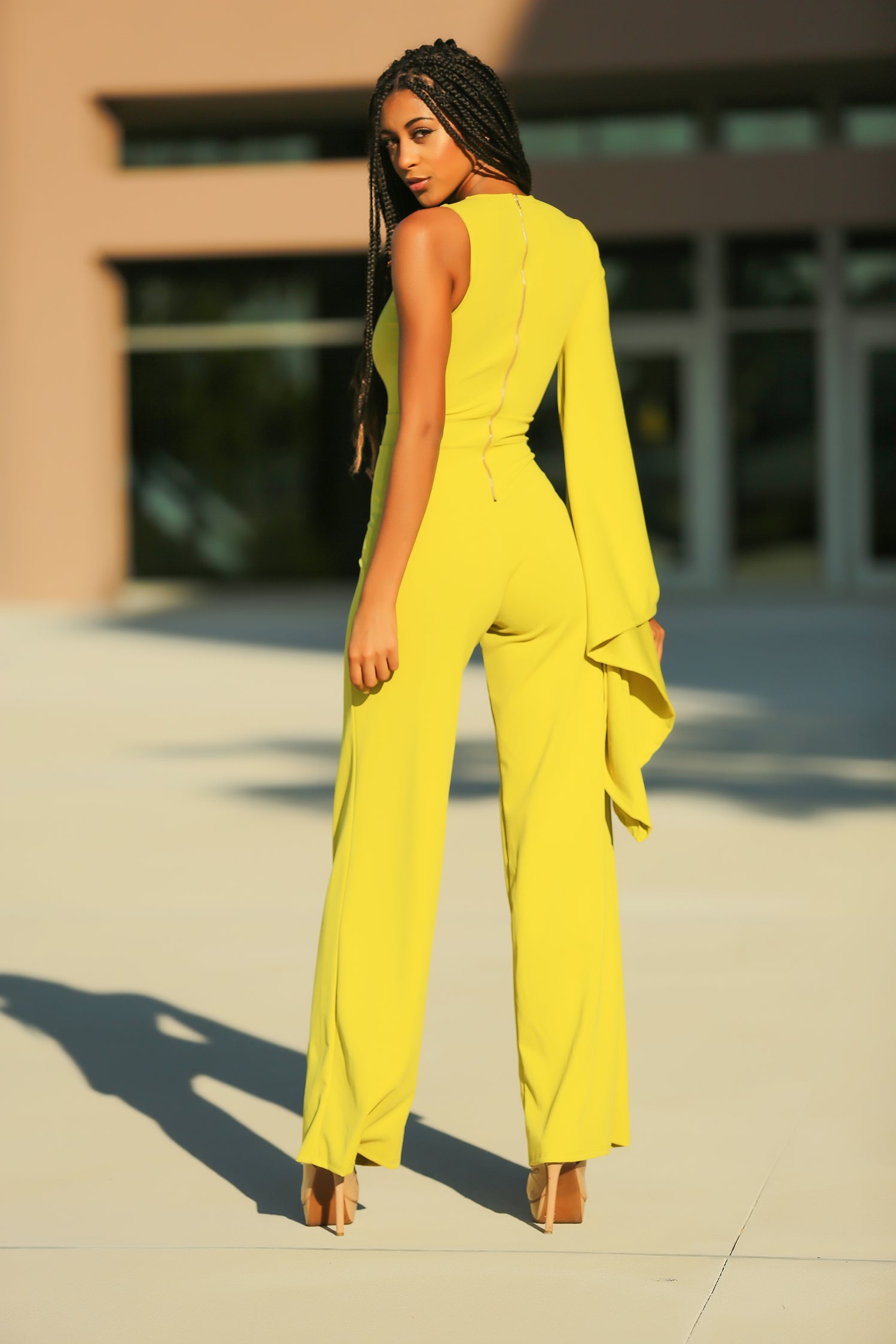 Taraji - She's Worth It Jumpsuit - Green - Semai House Of fashion