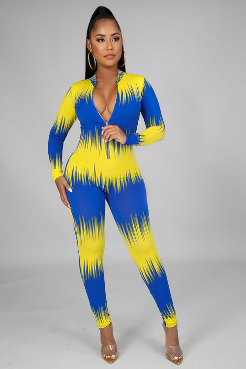 A jumpsuit Of two colors - Semai House Of fashion