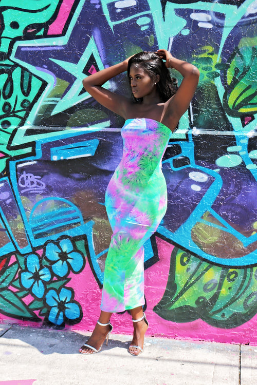 She Wearing That Dress-Cotton Candy - Semai House Of fashion