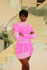 In Love With Pink Mini Dress - Semai House Of fashion
