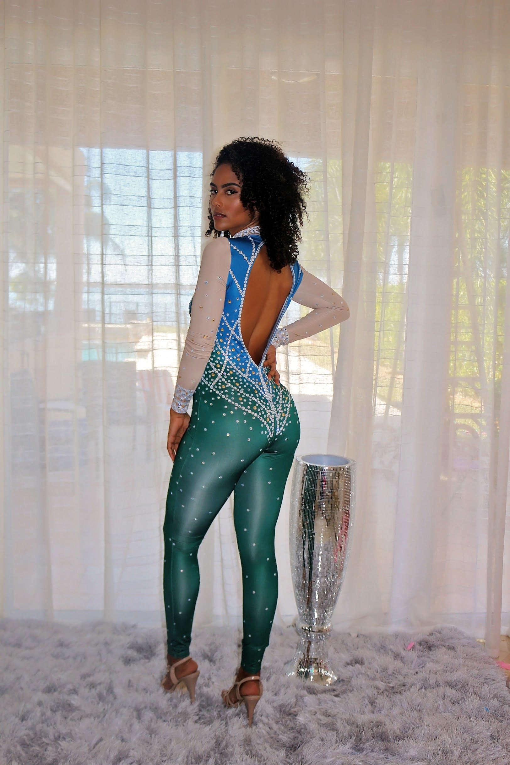 Kris rhinestone Jumpsuit - Semai House Of fashion