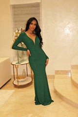 Glamorous Sexy Maxi Dress - Green - Semai House Of fashion