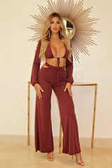 Heart Sign Pants Set - Semai House Of fashion