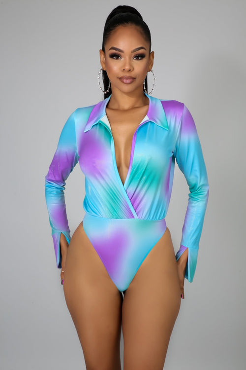 Multi Print Bodysuit Pants Sets - Semai House Of fashion