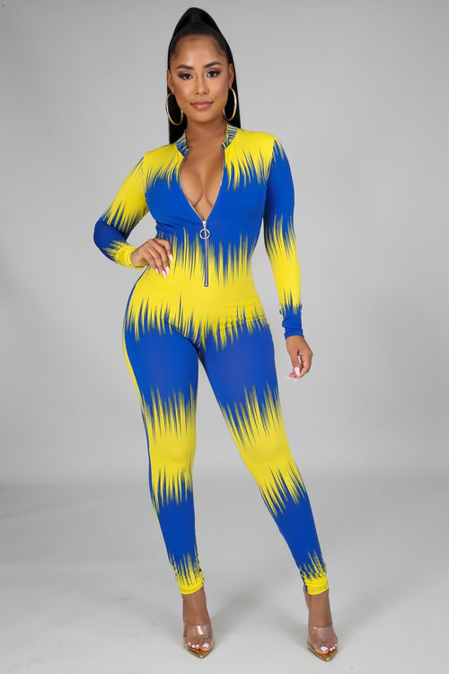 SW Copy of A jumpsuit Of two colors