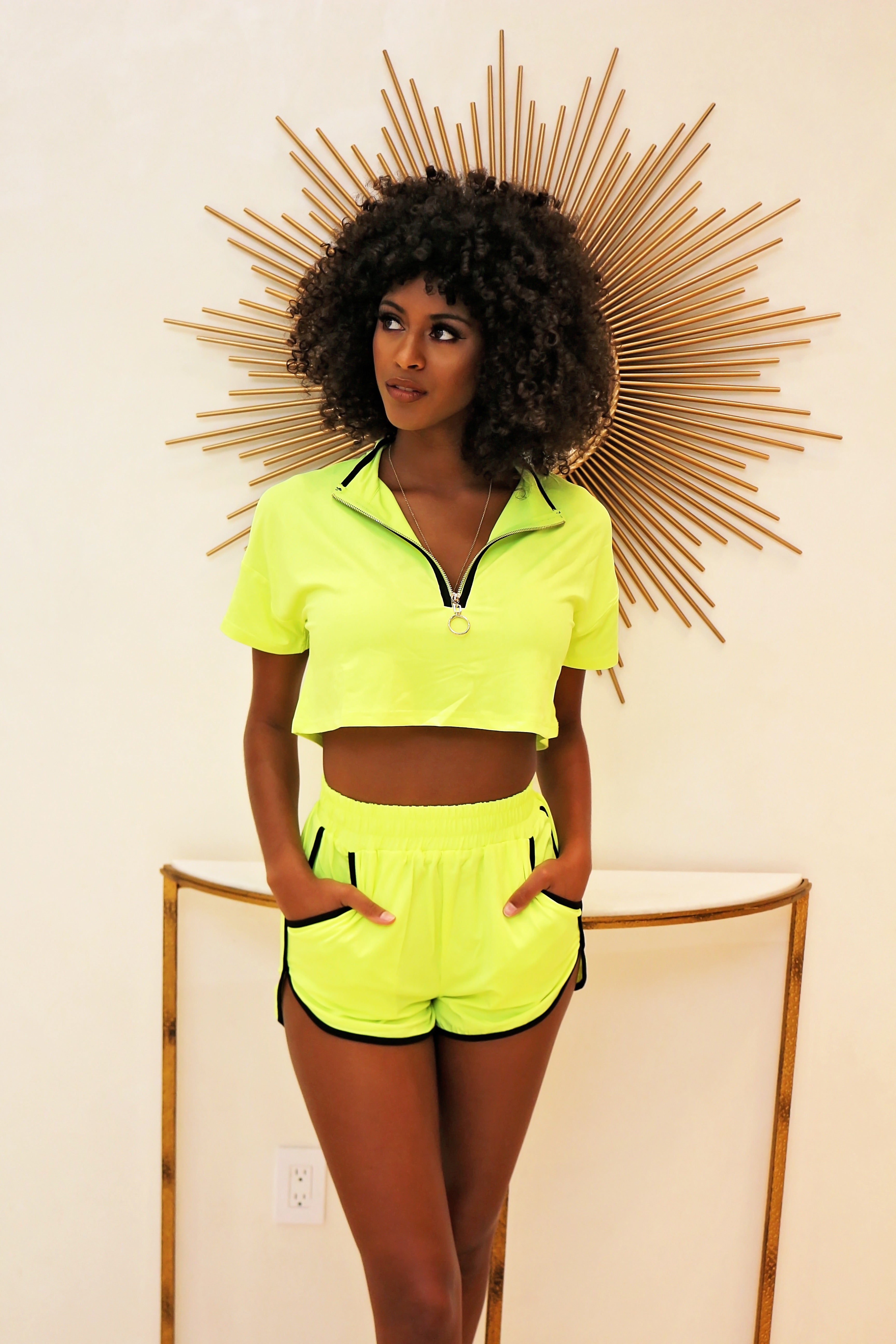Let’s Go Chill Set- Neon - Semai House Of fashion