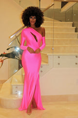 Pretty Woman Love Pink - Maxi Dress - Semai House Of fashion