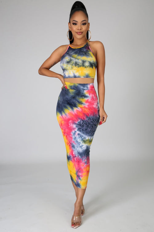 Splash Skirt Set - Semai House Of fashion