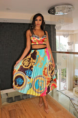 Let’s Go Sailing Skirt Set - Semai House Of fashion