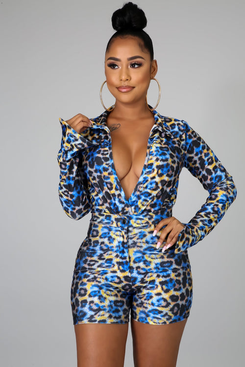 Long Sleeve Bodysuit Short Set