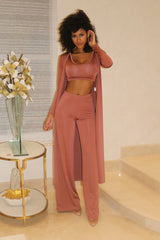 Not Average 3 Piece Cardigan Set - Semai House Of fashion